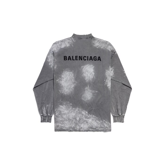 balenciaga back long sleeve t-shirt large fit