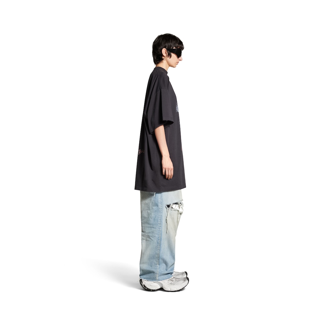 ホワイト の ウィメンズ 日本限定 - BALENCIAGA GINZA SERIES Tシャツ オーバーサイズ スニーカー | Balenciaga  JP