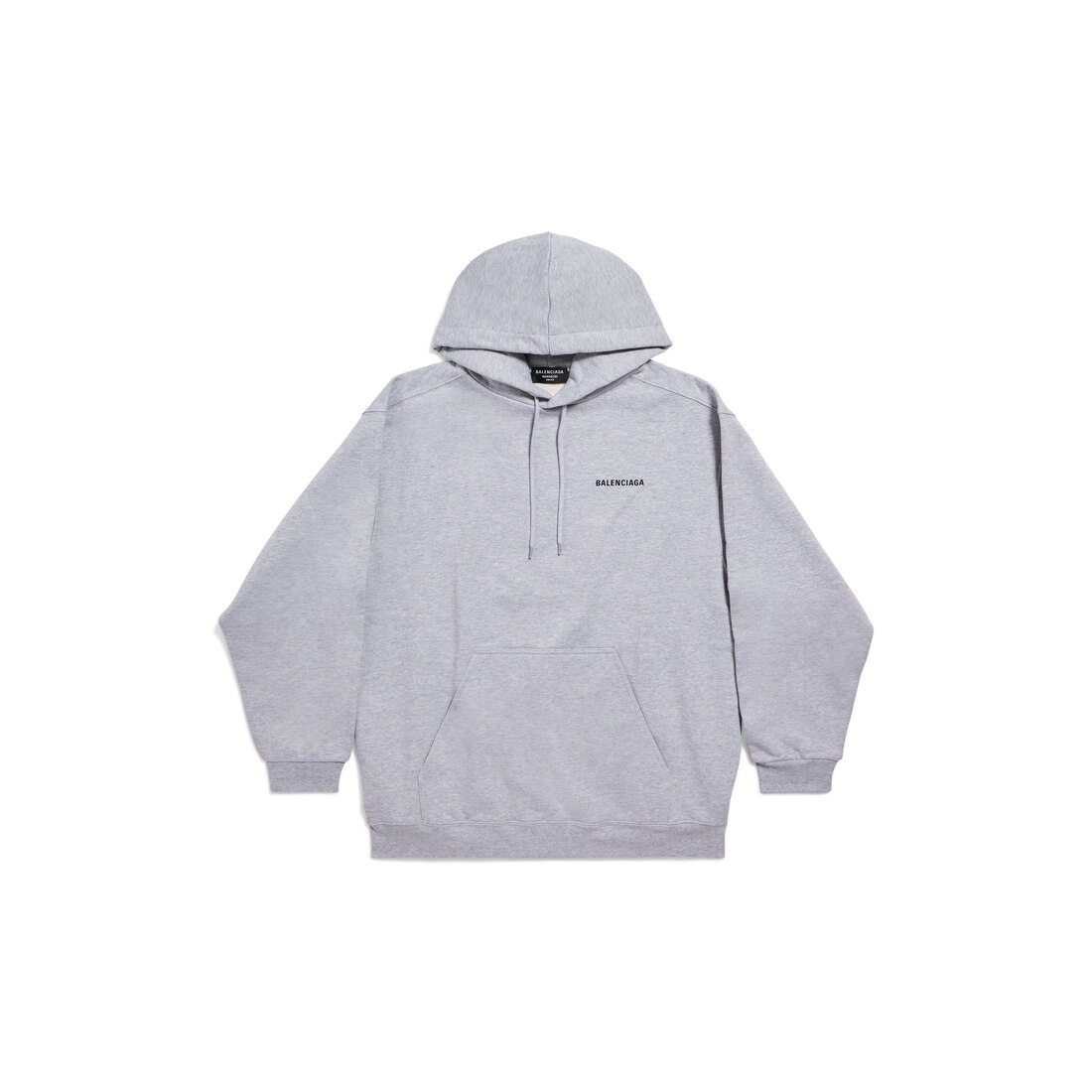 Balenciaga Back Hoodie Medium Fit in Grey  Balenciaga US