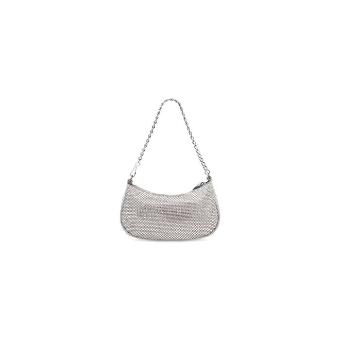 le cagole mini bag with chain and rhinestones