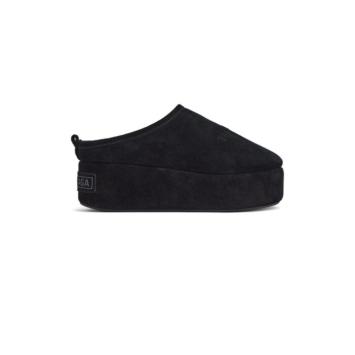 サンダル・ミュール BALENCIAGA SS24 'Sunday' sabots (761284WCGA1 1000) Balenciaga Sunday Suede Mules | Black | FARFETCH