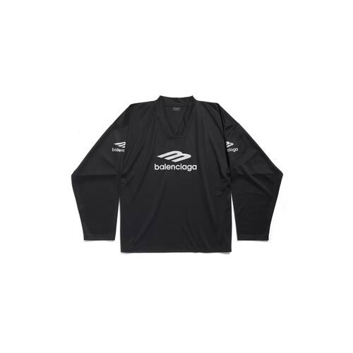 3b sports icon ski long sleeve t-shirt large fit