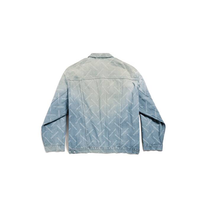bal diagonal allover oversized jacket