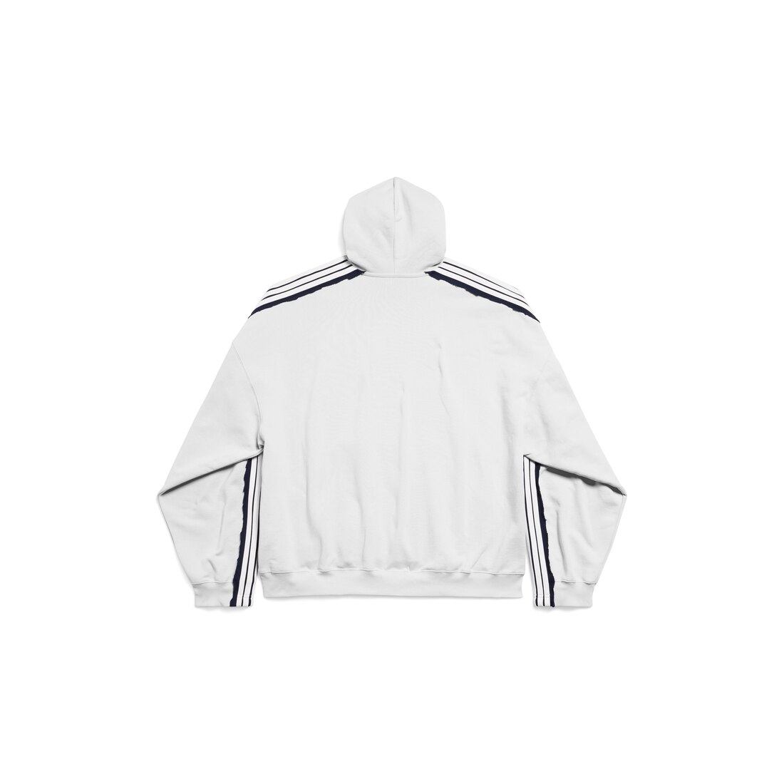Men's Unity Sports Icon Large Hoodie in Dirty White/black
