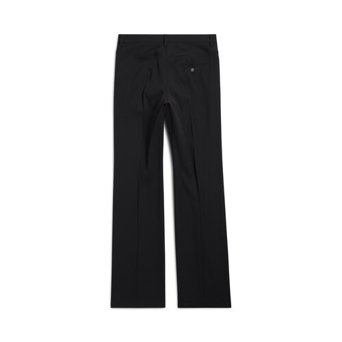 straight fit tailored trousers