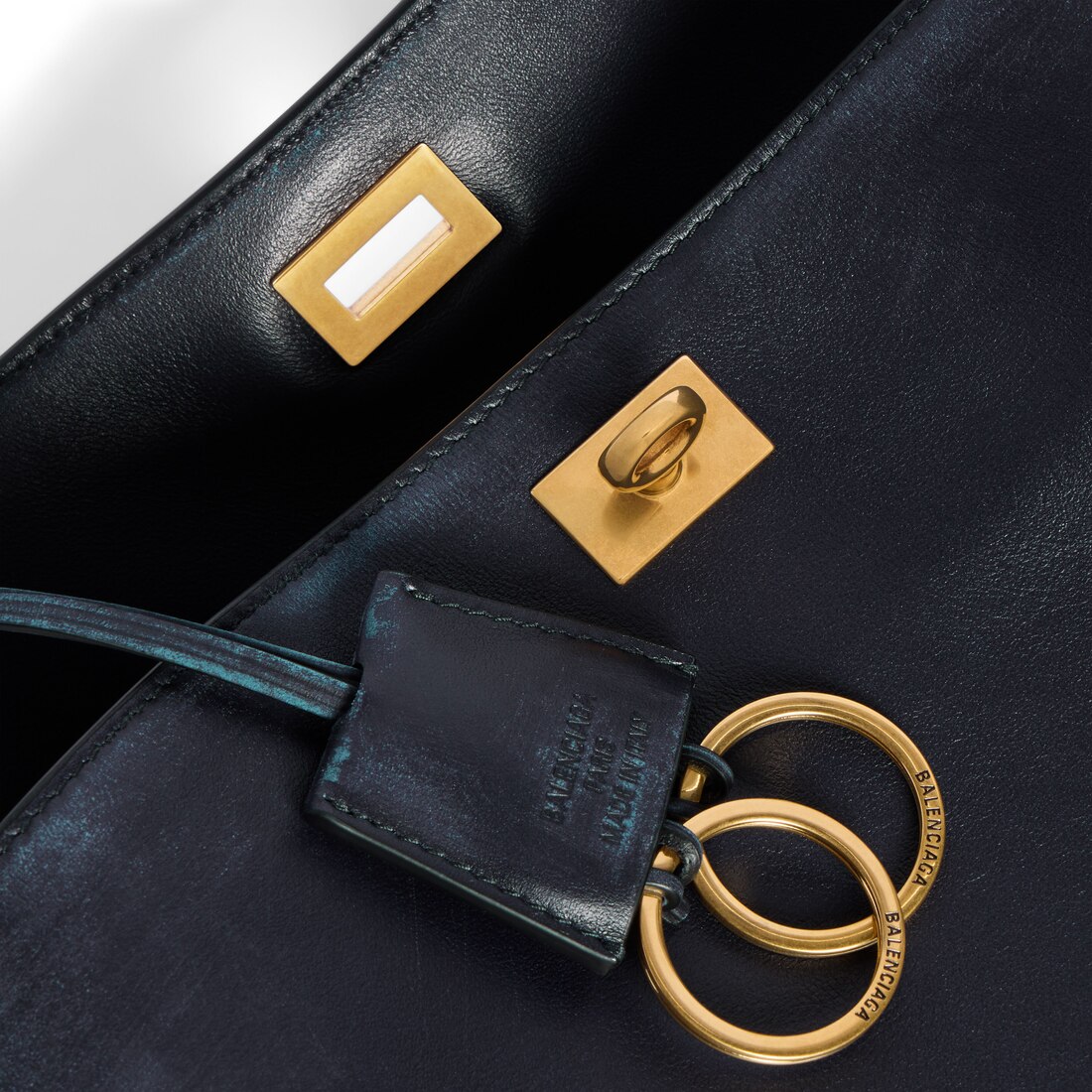 BALENCIAGA ♪ Rodeo スモール ハンドバッグ 7897792ABP ホワイト の ウィメンズ Rodeo ハンドバッグ ミディアム