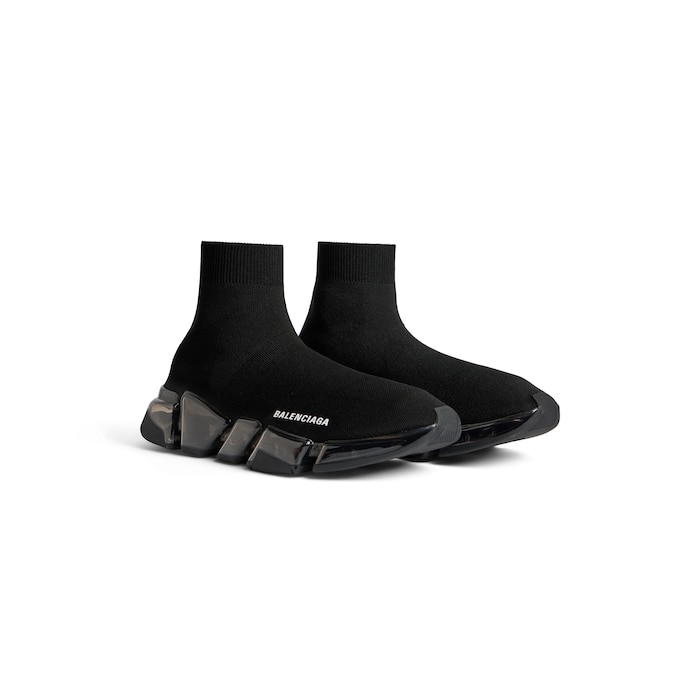 speed 2.0 full clear sole recycled knit sneaker