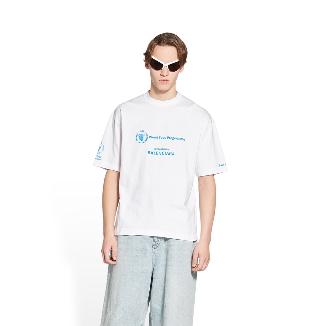 Balenciaga earthprint Layered Tshirt  Farfetch