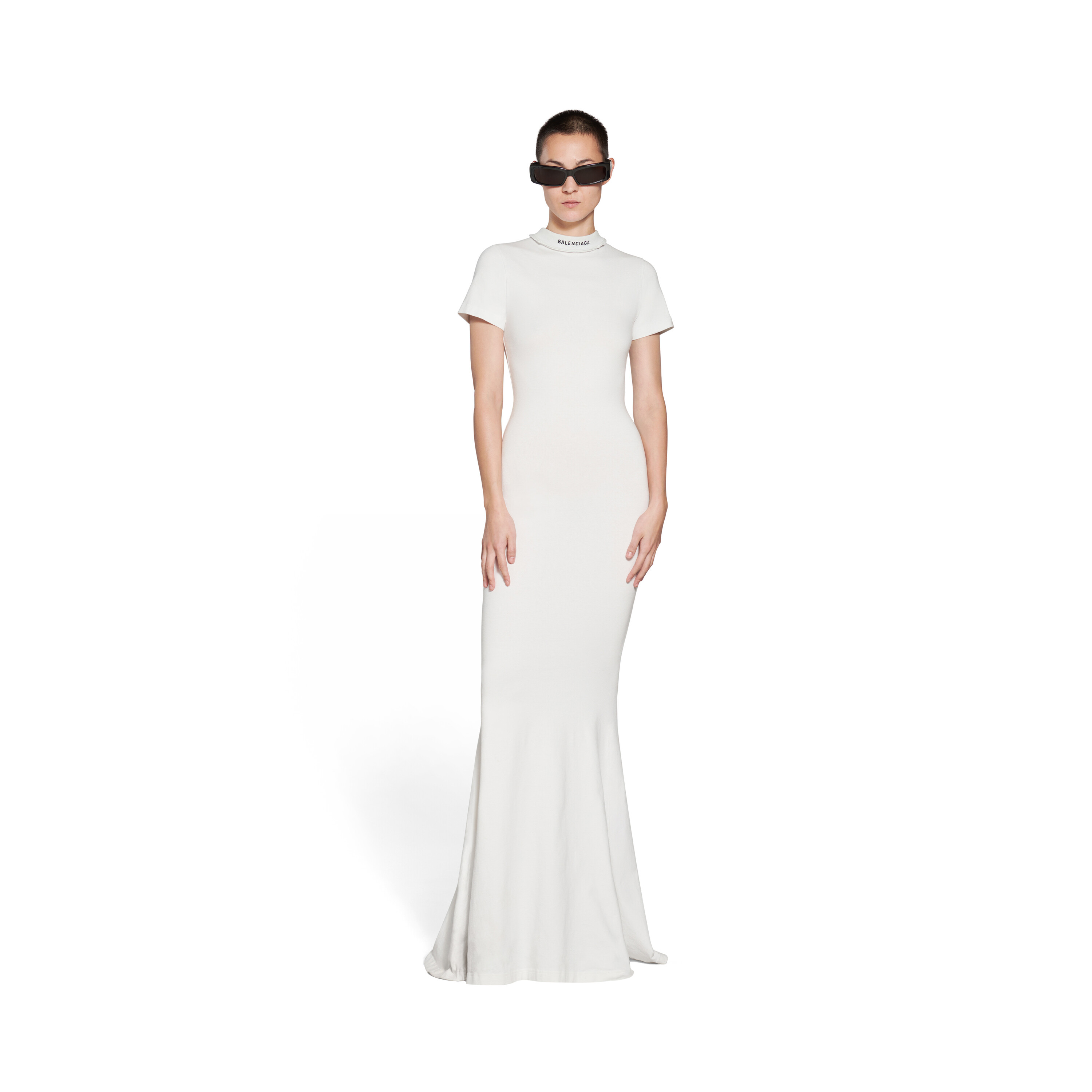 Women's T-shirt Maxi Dress in White | US