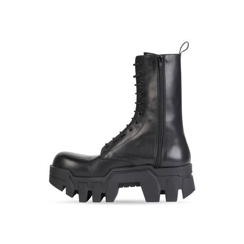 Men's Bulldozer Lace-up Boot in Black | Balenciaga US