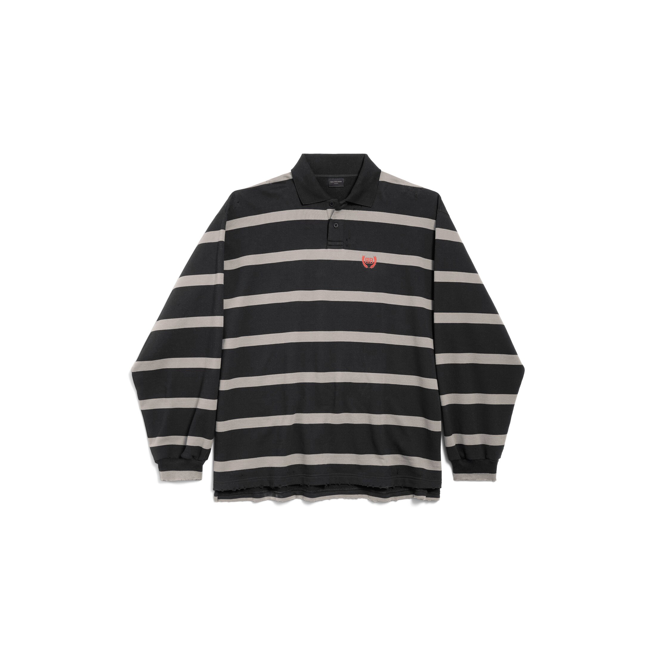 laurel classic long sleeve oversized polo