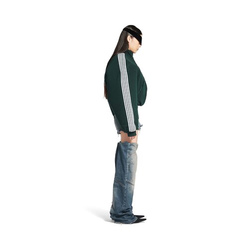 loop sports icon round zip-up jacket