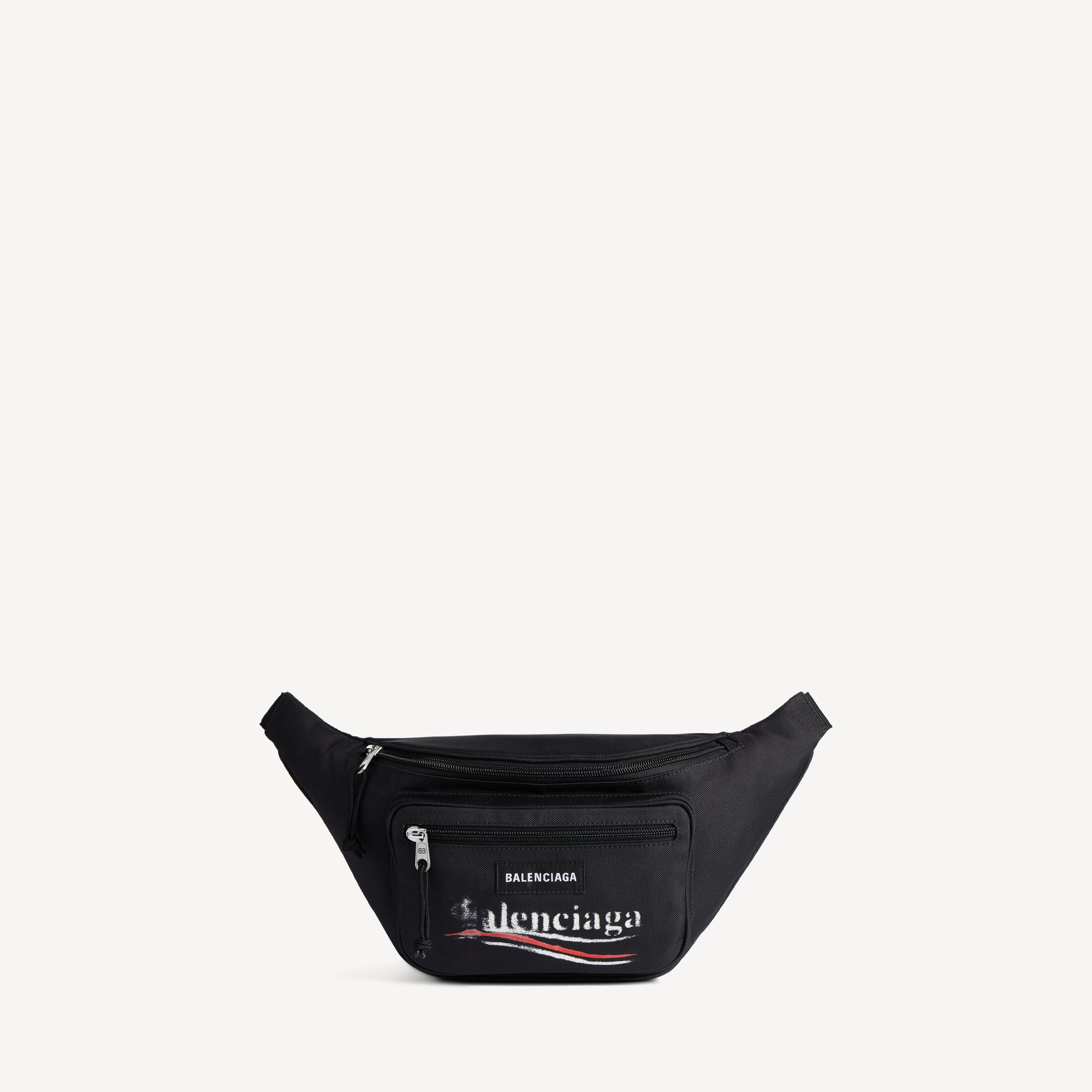 Balenciaga Explorer Beltbag - Black - Men's - Polyamide, Polyester