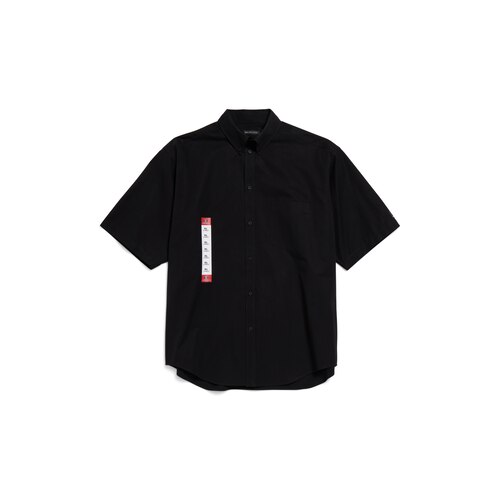 balenciaga workwear short sleeve large fit shirt