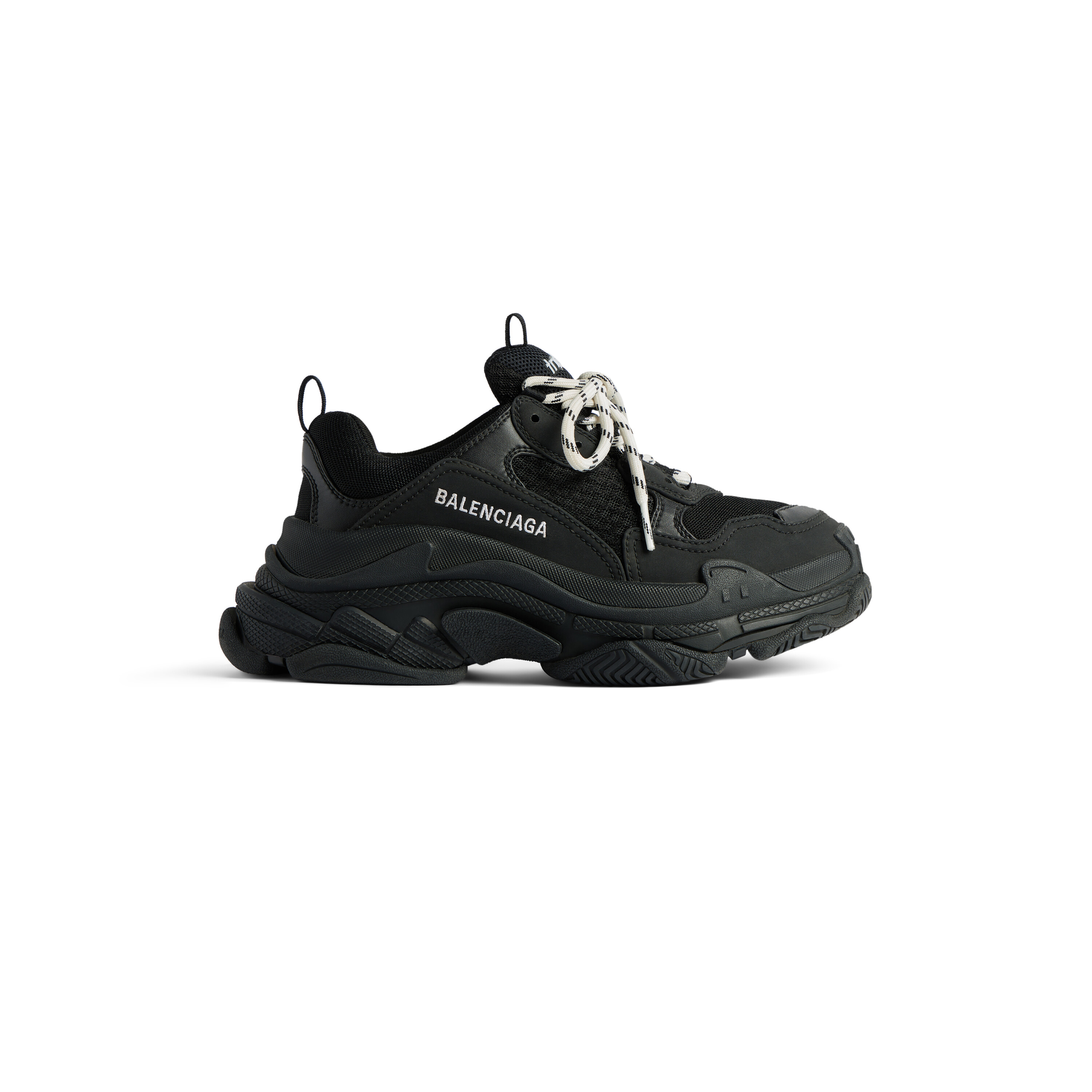 Men's Triple S Sneaker in Black Balenciaga US