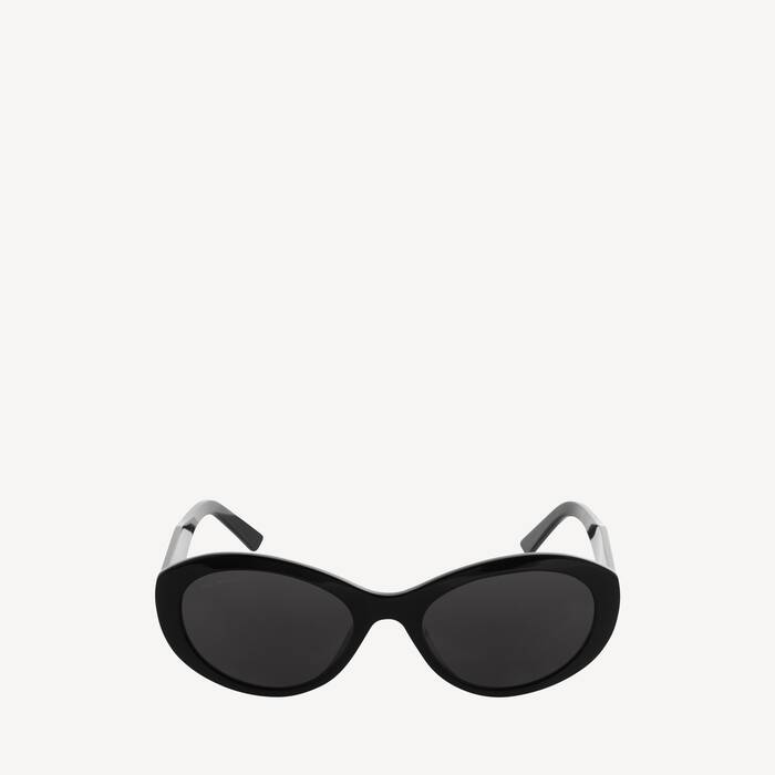 flat oval sunglasses