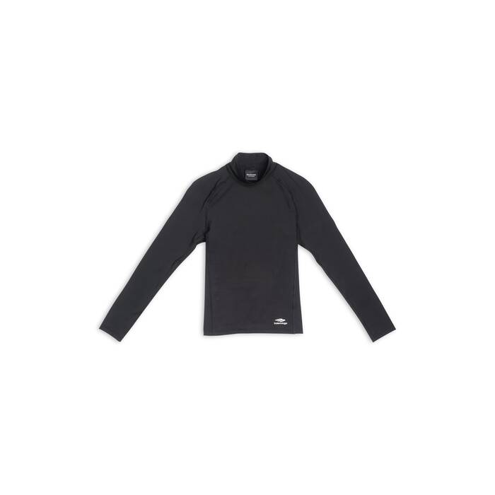 3b sports icon athletic turtleneck long sleeve top