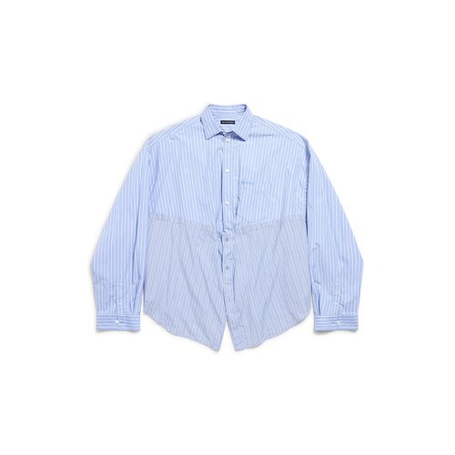 balenciaga cut up shirt oversized