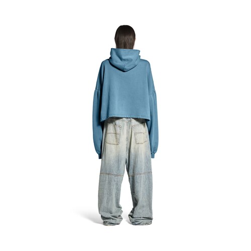 international hoodie短款连帽卫衣