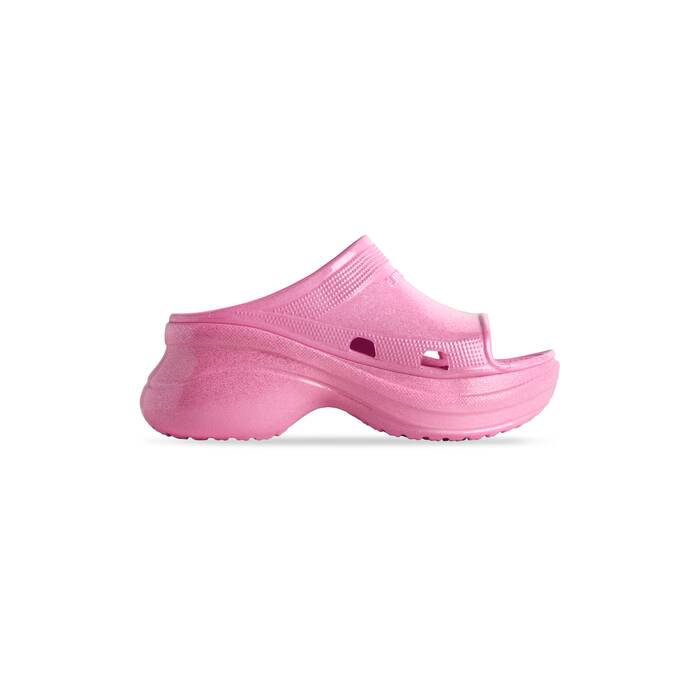 new BALENCIAGA CROCS 2018 Rose Bon Bon pink gibbet platform sandals EU36 at  1stDibs