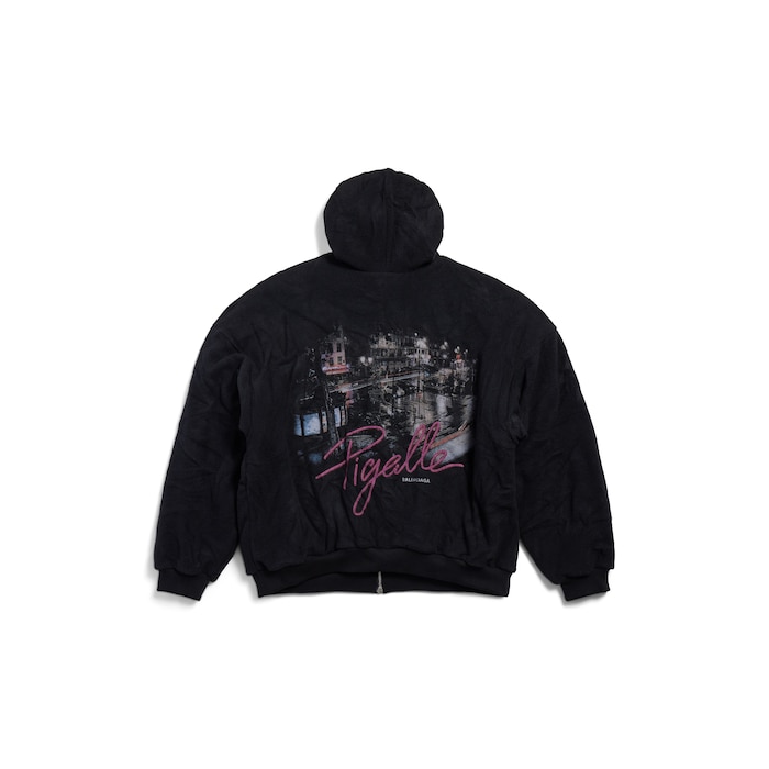 pigalle outerwear hoodie mit reißverschluss