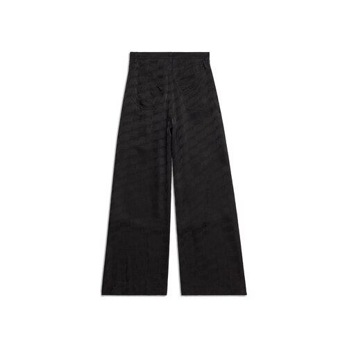 bb monogram low waist fluid trousers
