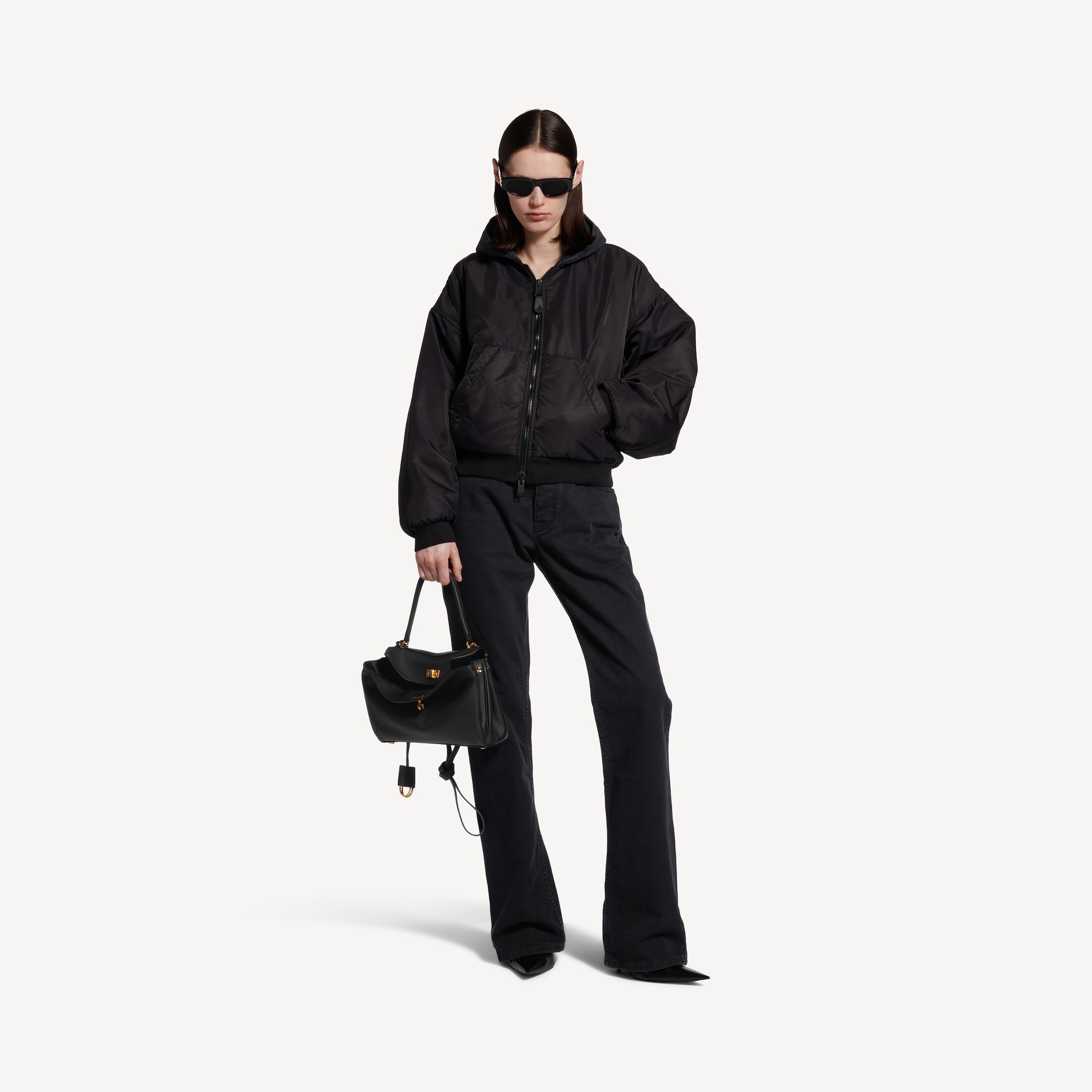 Rodeo Mini Calfskin Handbag - Silver