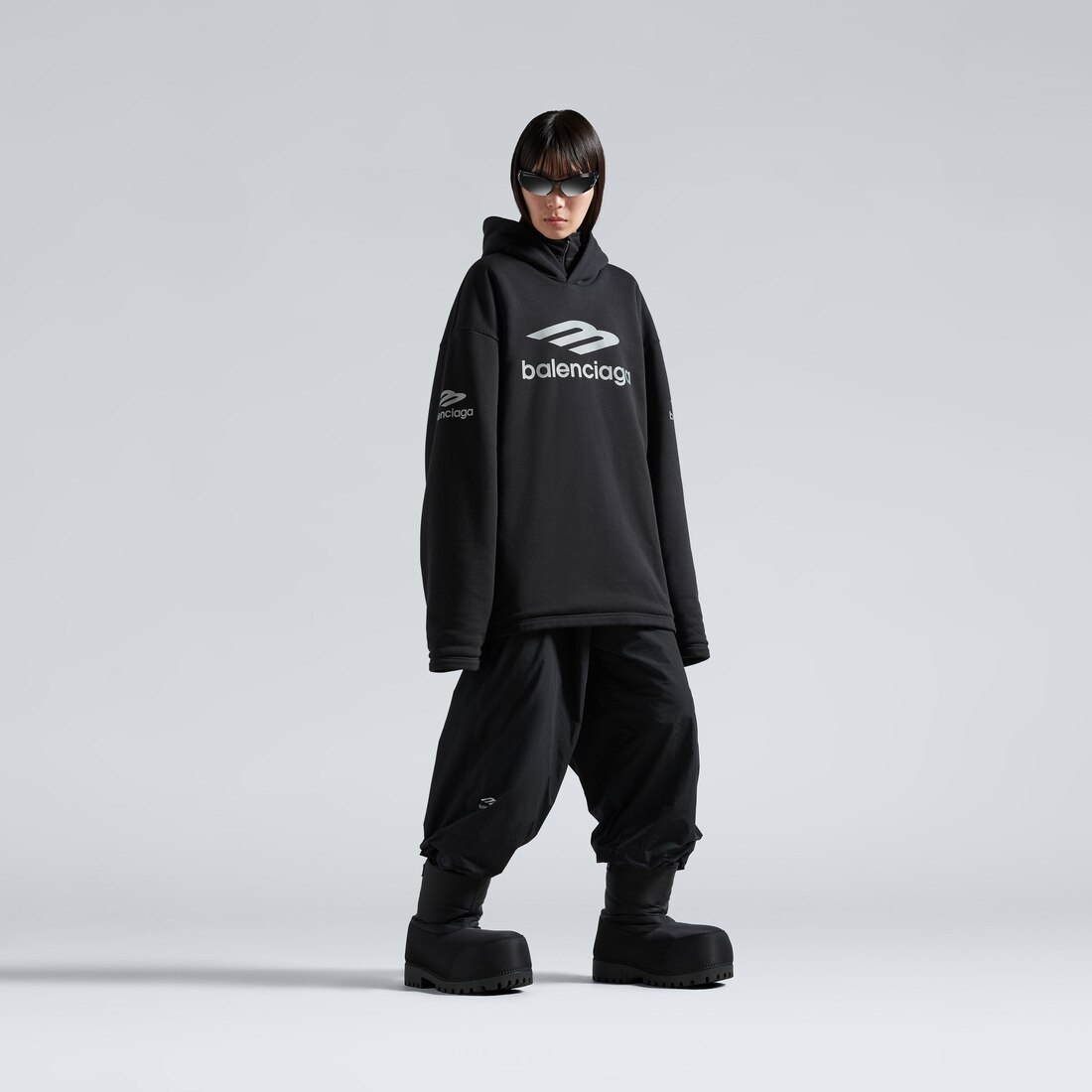 Oversized Car Graphic Hoodie