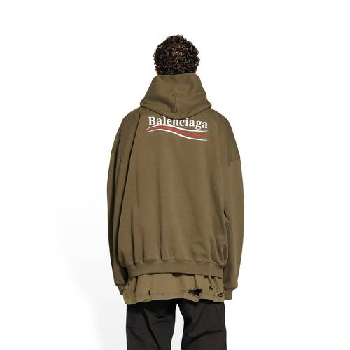 large fit political campaign hoodie 