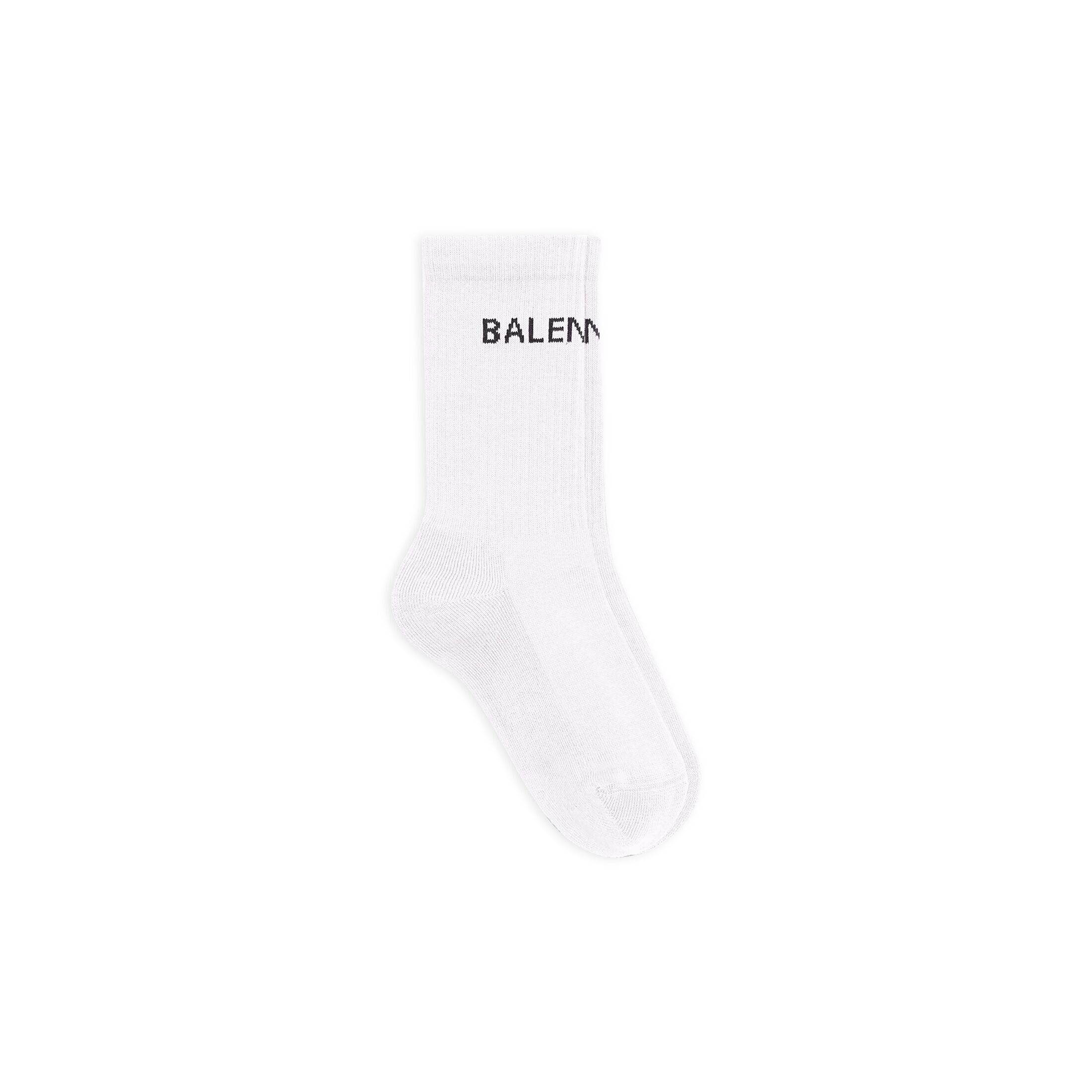 Women's Balenciaga Socks in White/black Balenciaga US