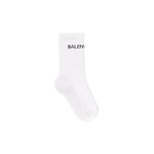 Women's Balenciaga Socks in White/black | Balenciaga US