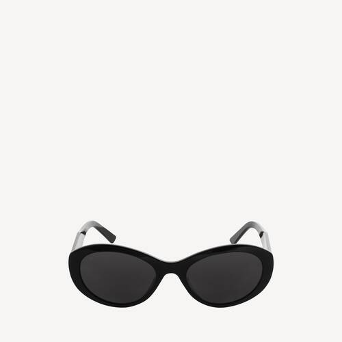 flat oval sunglasses