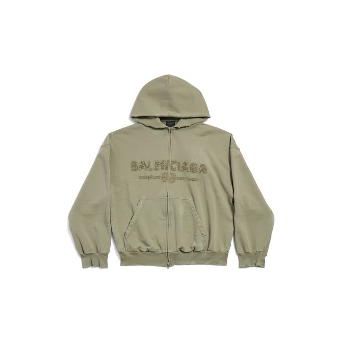  hoodie常规版型拉链连帽卫衣