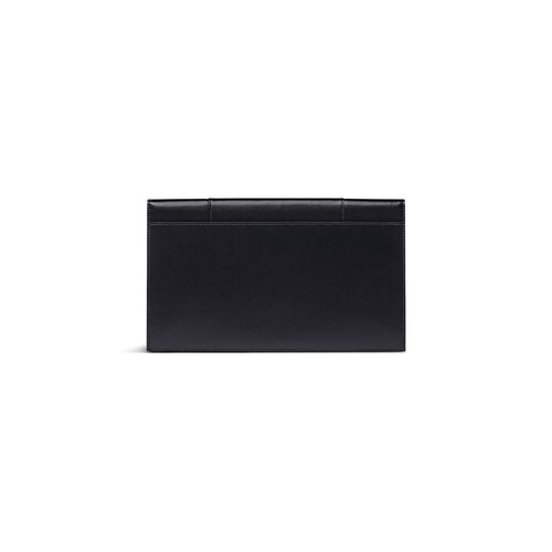 hourglass flat pouch with flap