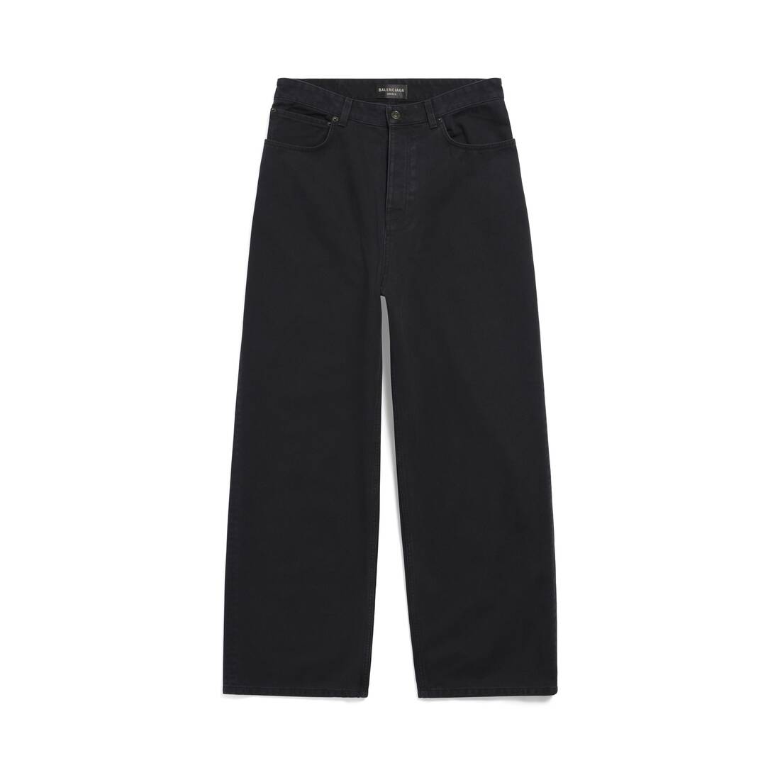 Black Crinkled coated cottonblend trousers  Balenciaga  MATCHESFASHION UK