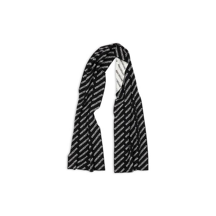mini allover logo scarf