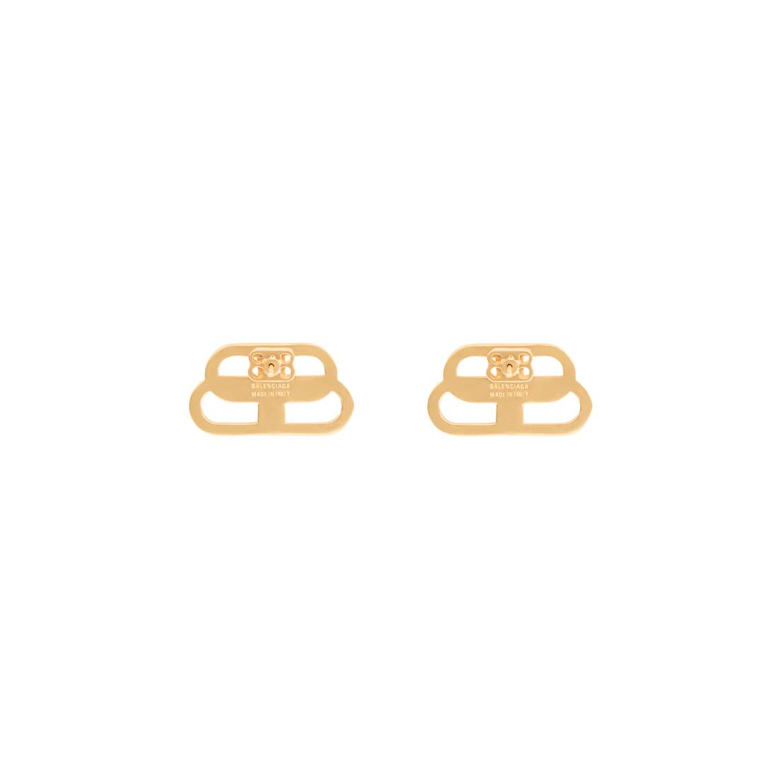 Women S Small Stud Earrings In Gold Balenciaga Us Women S Small Stud Earrings In Gold Balenciaga Us