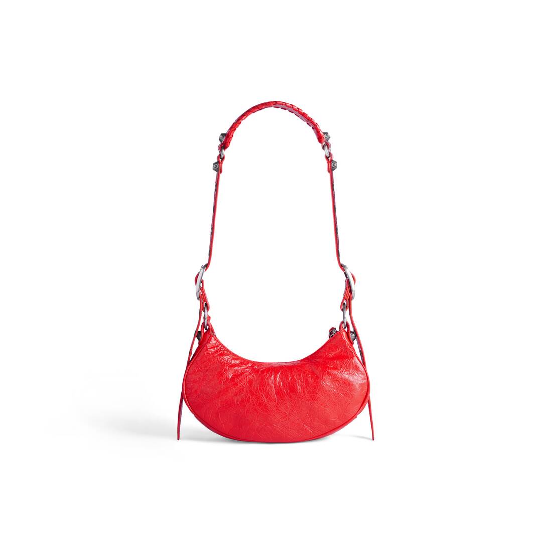 Balenciaga Vintage BB Monogram Shoulder Bag - Red Shoulder Bags