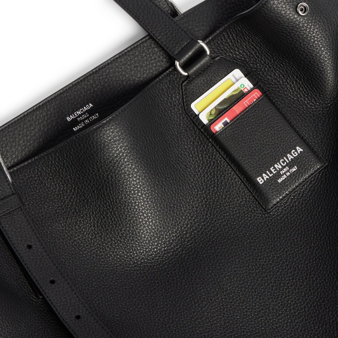 新着！【BALENCIAGA】Credit トートバッグ すぐ届く♪BALENCIAGA*Creditトートバッググレインカーフスキン