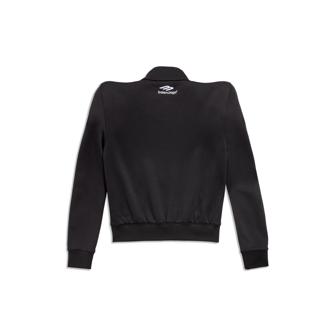 3b Sports Icon Round Shoulder Jacket in Black/white | Balenciaga US