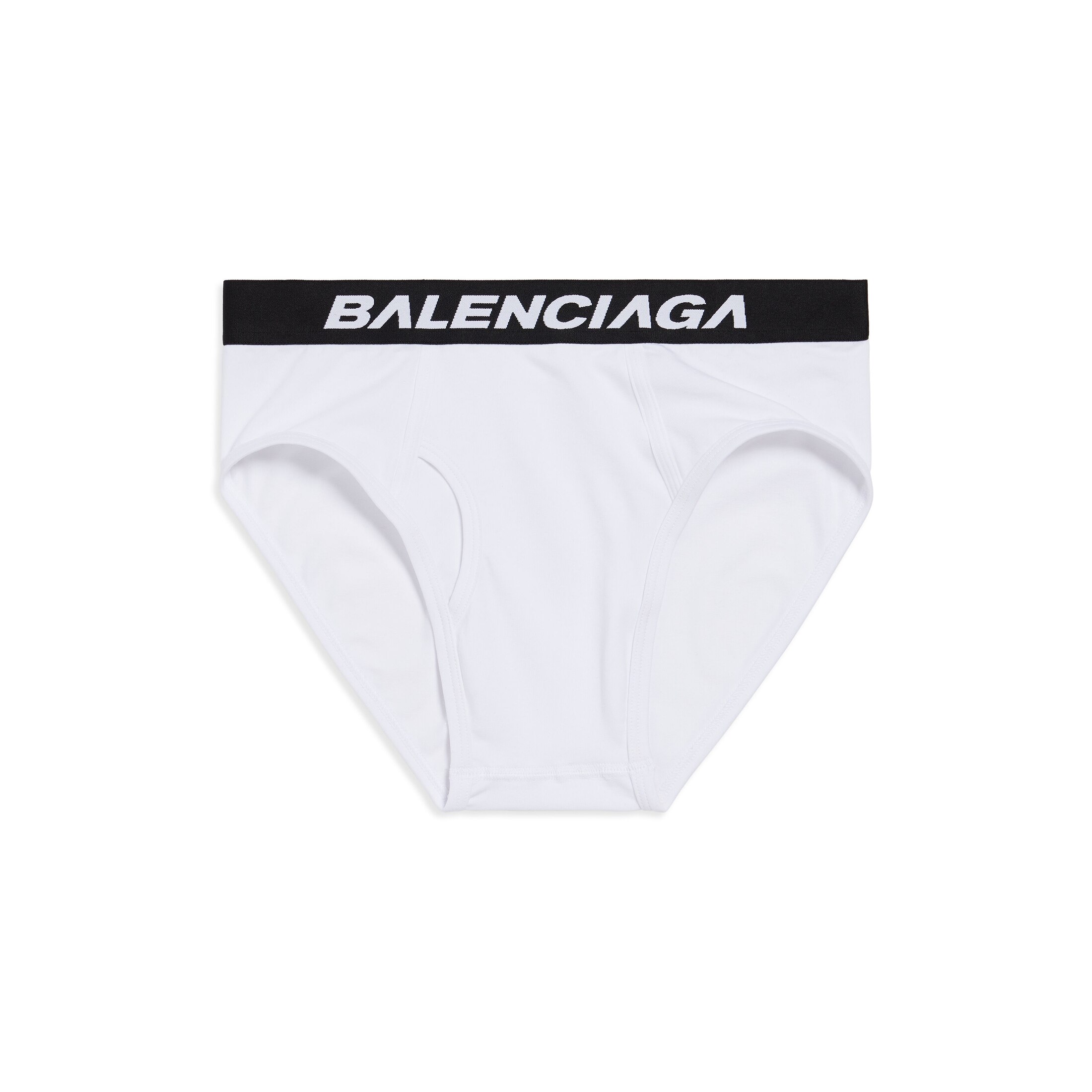 Balenciaga Racer Briefs - White - Men's - - Cotton & Elastane
