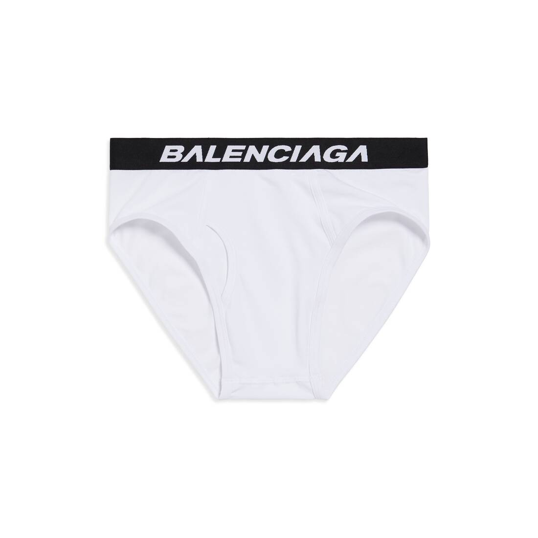 Men's Racer Briefs in White/black | Balenciaga US