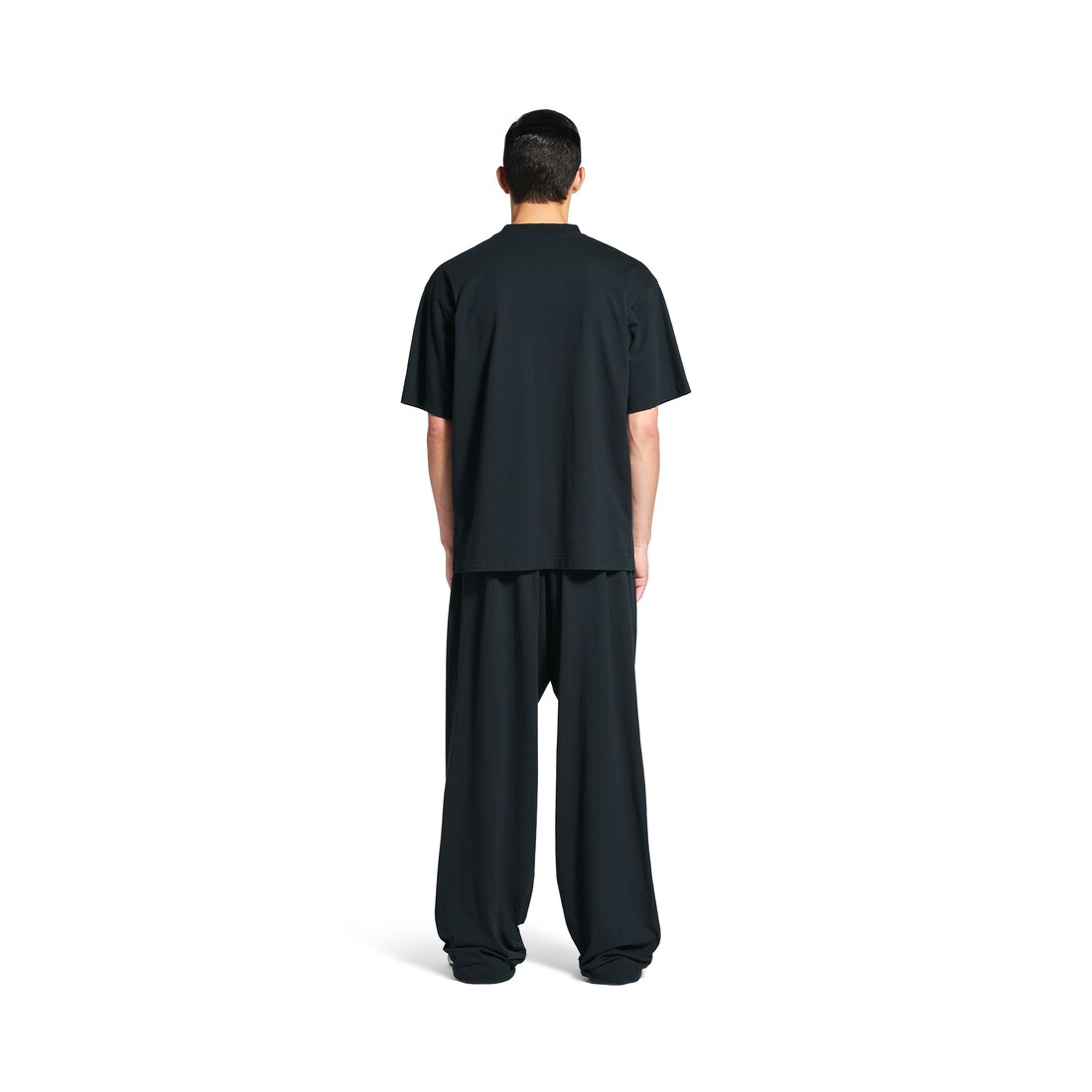 International Oversized Sweatpants in Faded Black