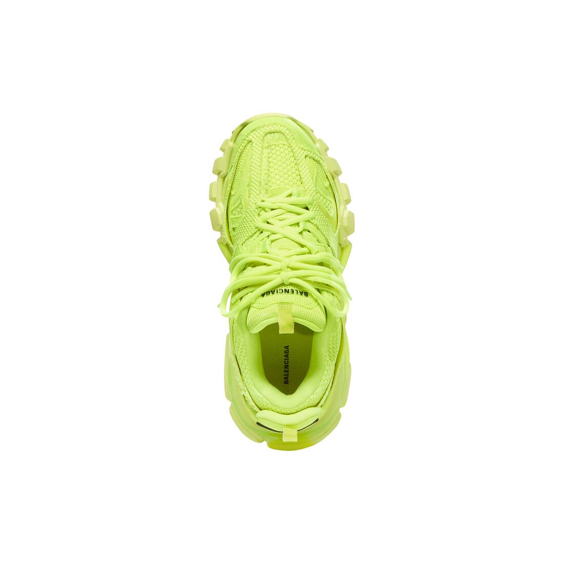 Men's Track Sneaker In Full Mesh in Fluo Yellow | Balenciaga CA