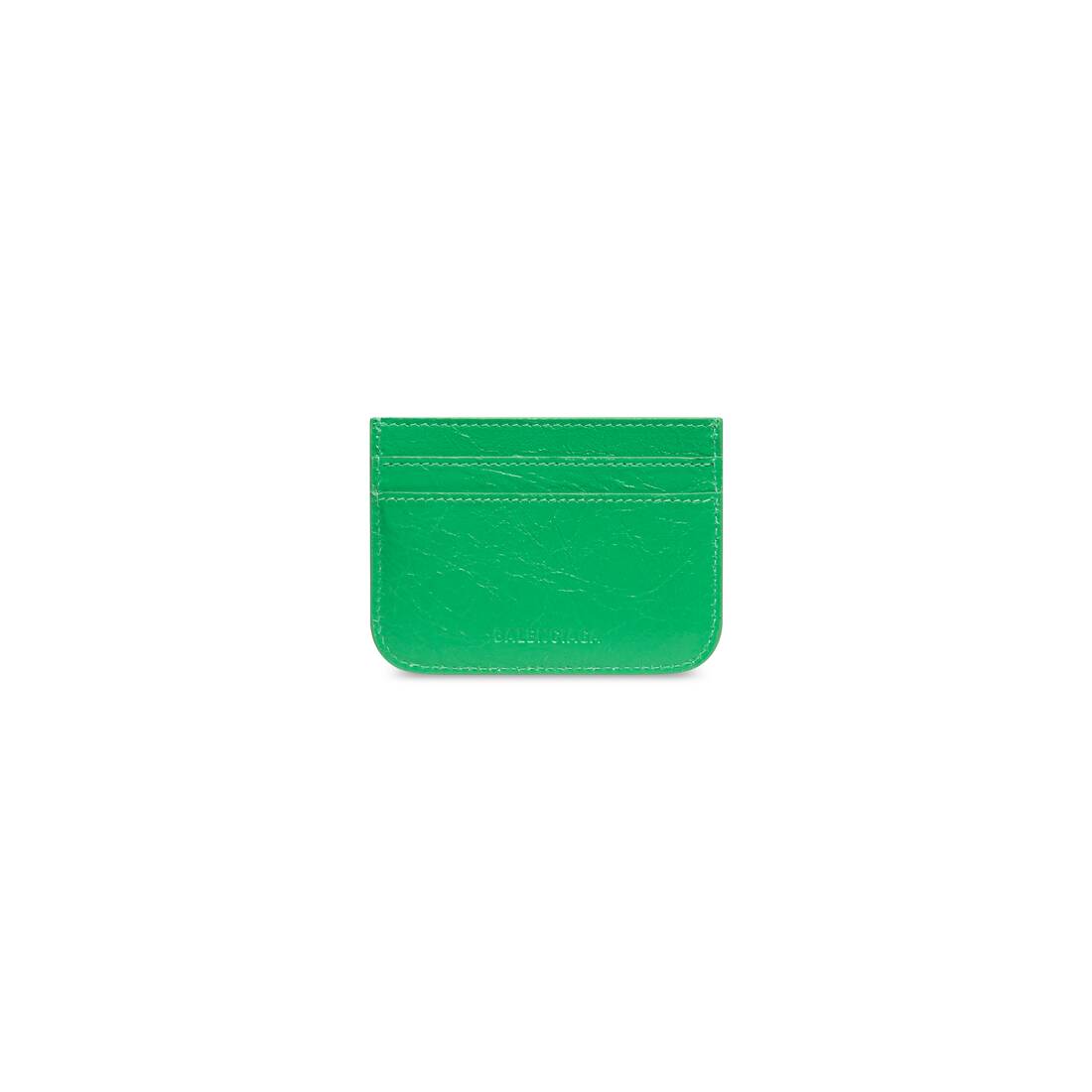 Women's Le Cagole Card Holder in Bright Green | Balenciaga United States EN - Image 2