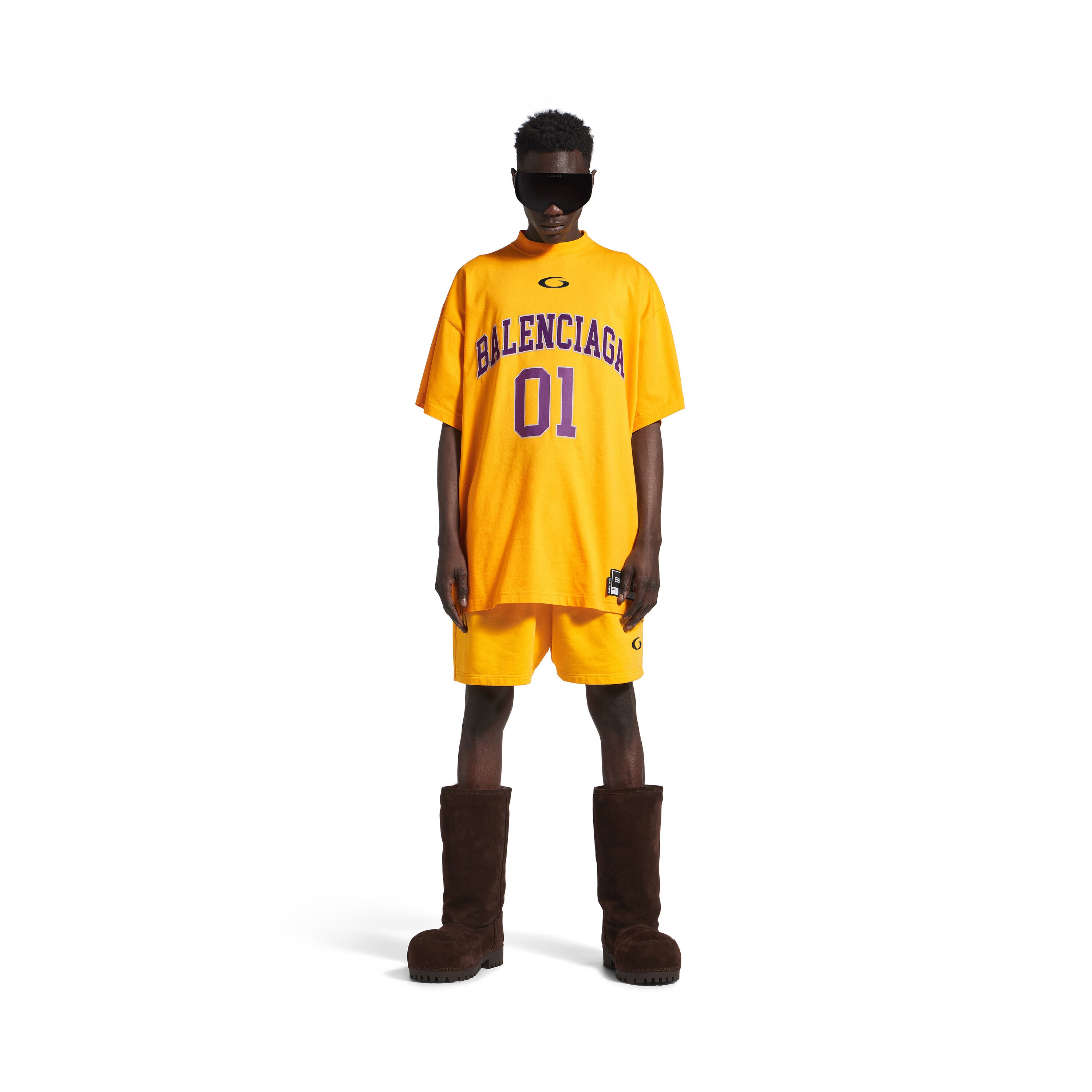 BALENCIAGA バスケットボール スニーカー オーバーサイズTシャツ ホワイト の ウィメンズ Basketball Sneaker Tシャツ オーバー