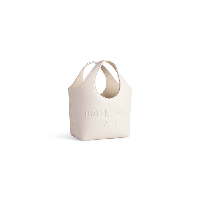 BALENCIAGA shopping bag in crocodile print leather  White  Balenciaga  mini bag 593826 1U61N online on GIGLIOCOM
