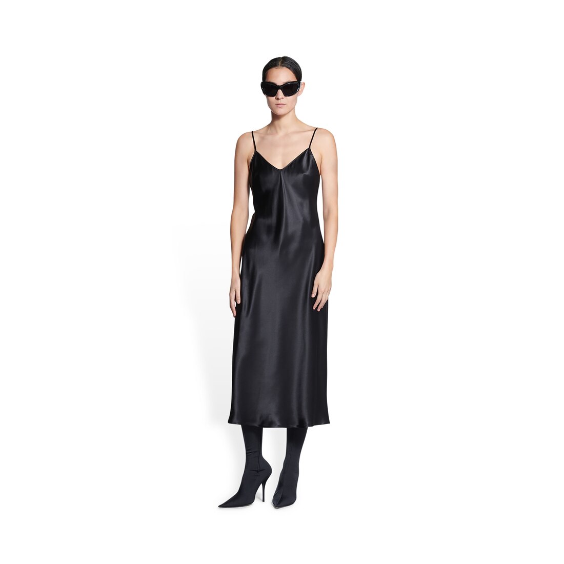 Women's Pyjama Dress in Black | Balenciaga US