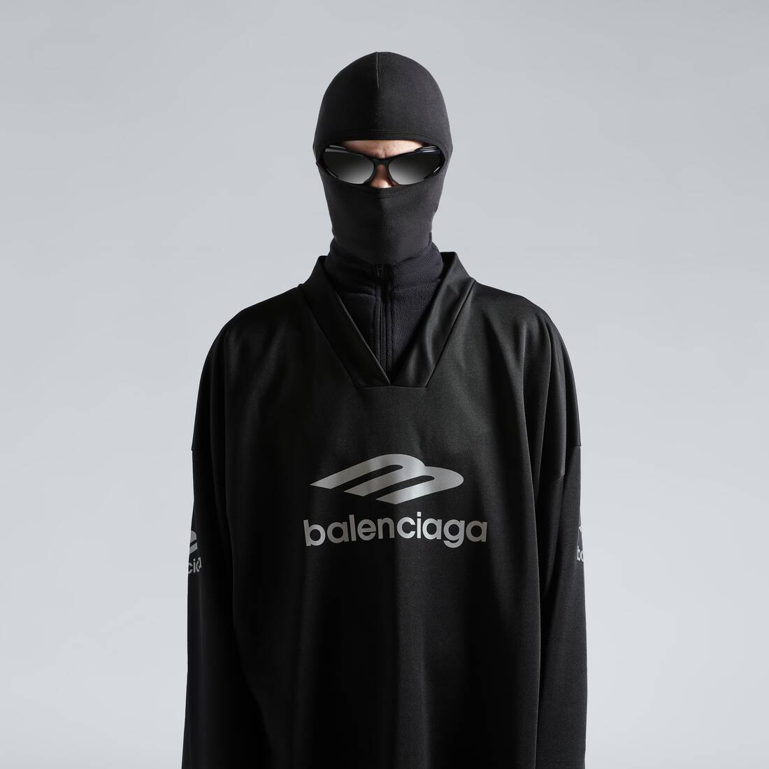 3b Sports Icon フェイスマスク で ブラック | Balenciaga JP