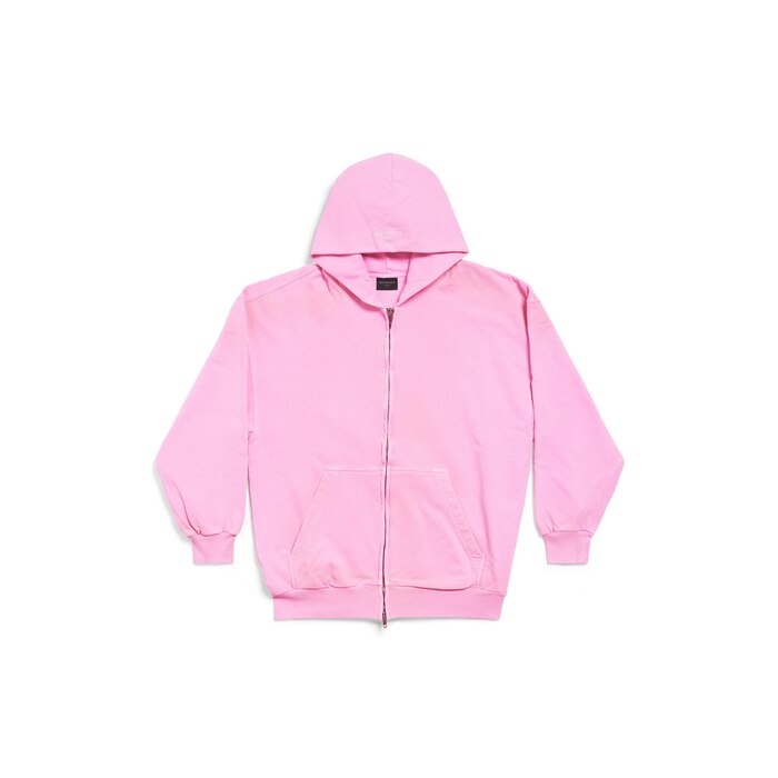 balenciaga paris zip-up hoodie small fit